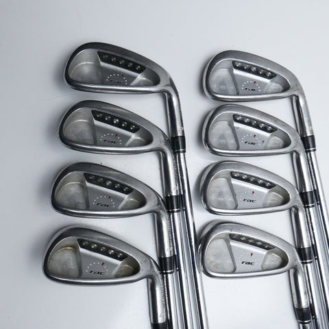 Used TaylorMade RAC OS Iron Set / 3 - PW / Regular Flex