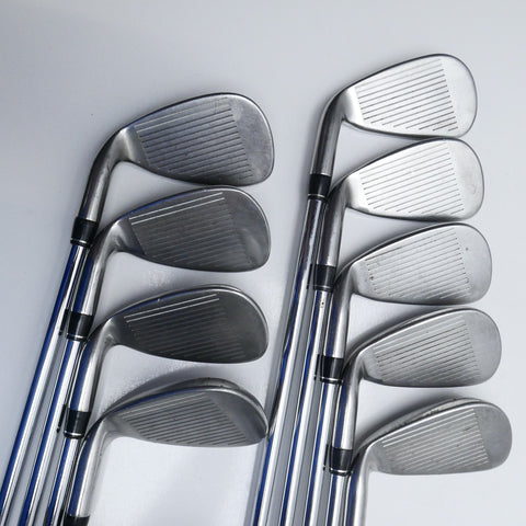 Used TaylorMade RAC OS Iron Set / 3 - SW / Regular Flex