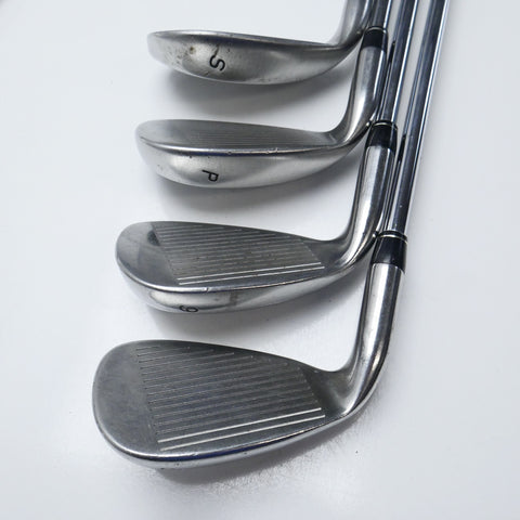 Used TaylorMade RAC OS Iron Set / 3 - SW / Regular Flex