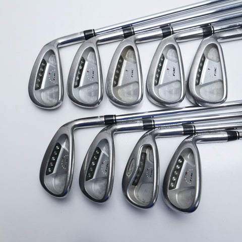 Used TaylorMade RAC OS Iron Set / 3 - SW / Regular Flex