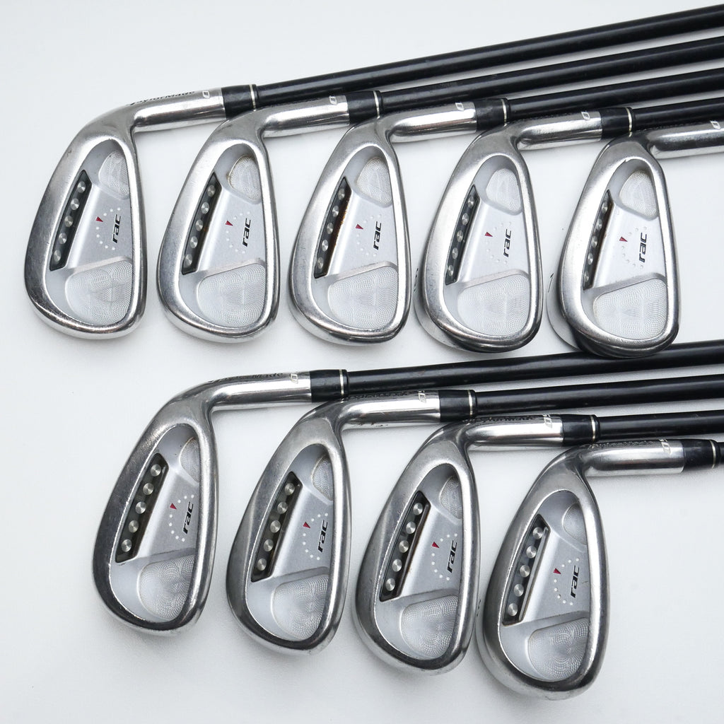 Used TaylorMade RAC OS Iron Set / 3 - SW / Regular Flex