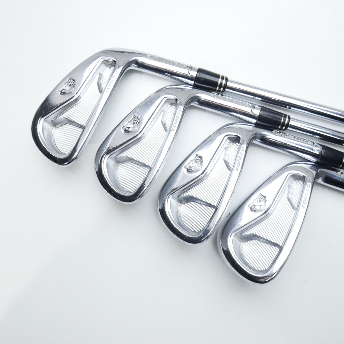 Used TaylorMade RAC TP 2005 Iron Set / 3 - PW / Stiff Flex
