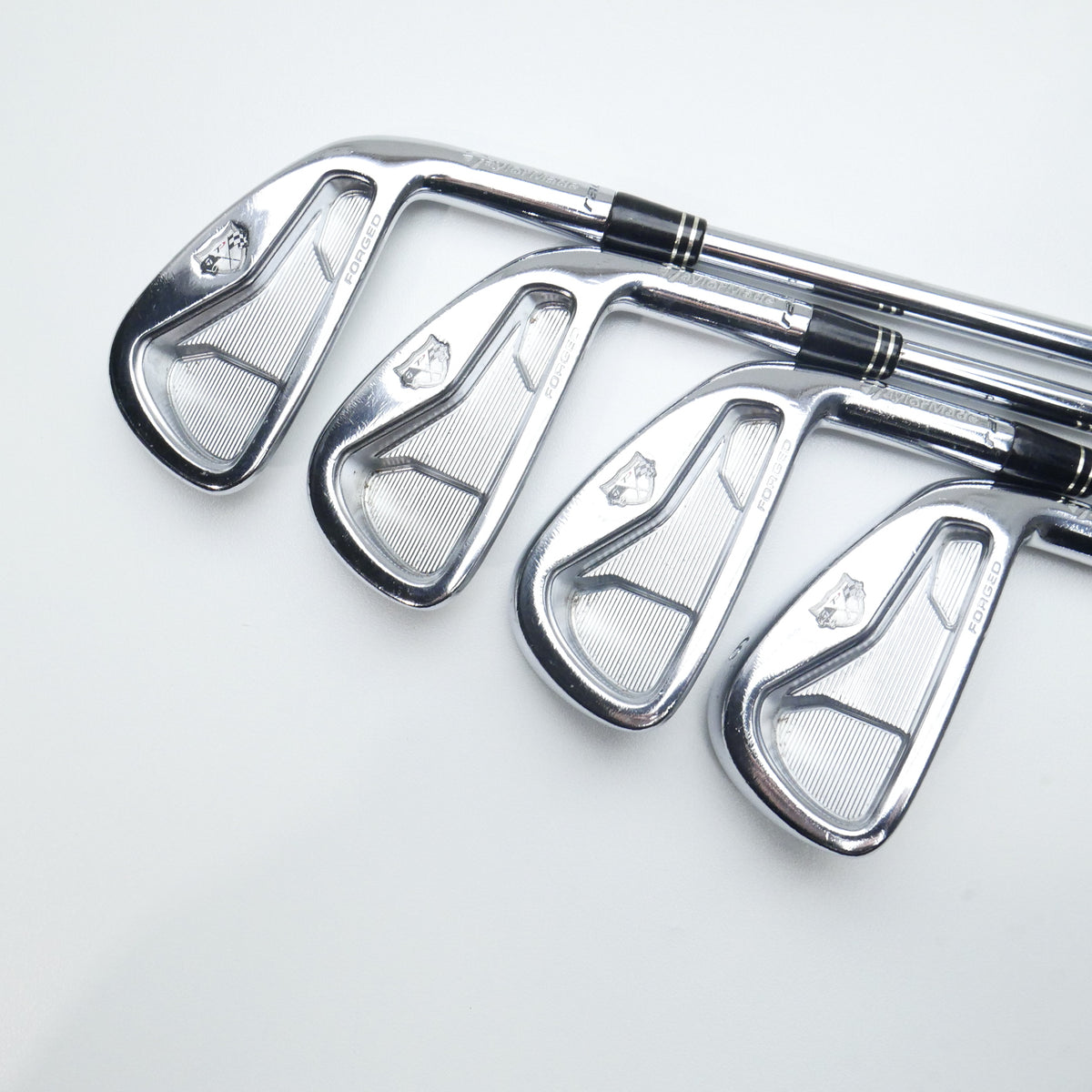 Used TaylorMade RAC TP 2005 Iron Set / 3 - PW / Stiff Flex