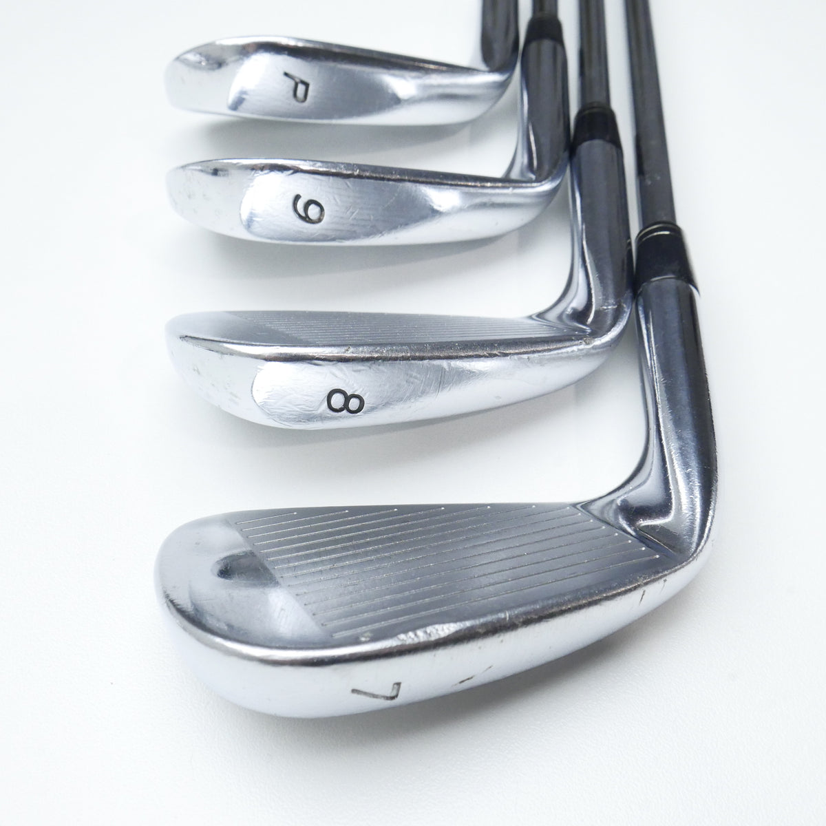 Used TaylorMade RAC TP 2005 Iron Set / 3 - PW / Stiff Flex