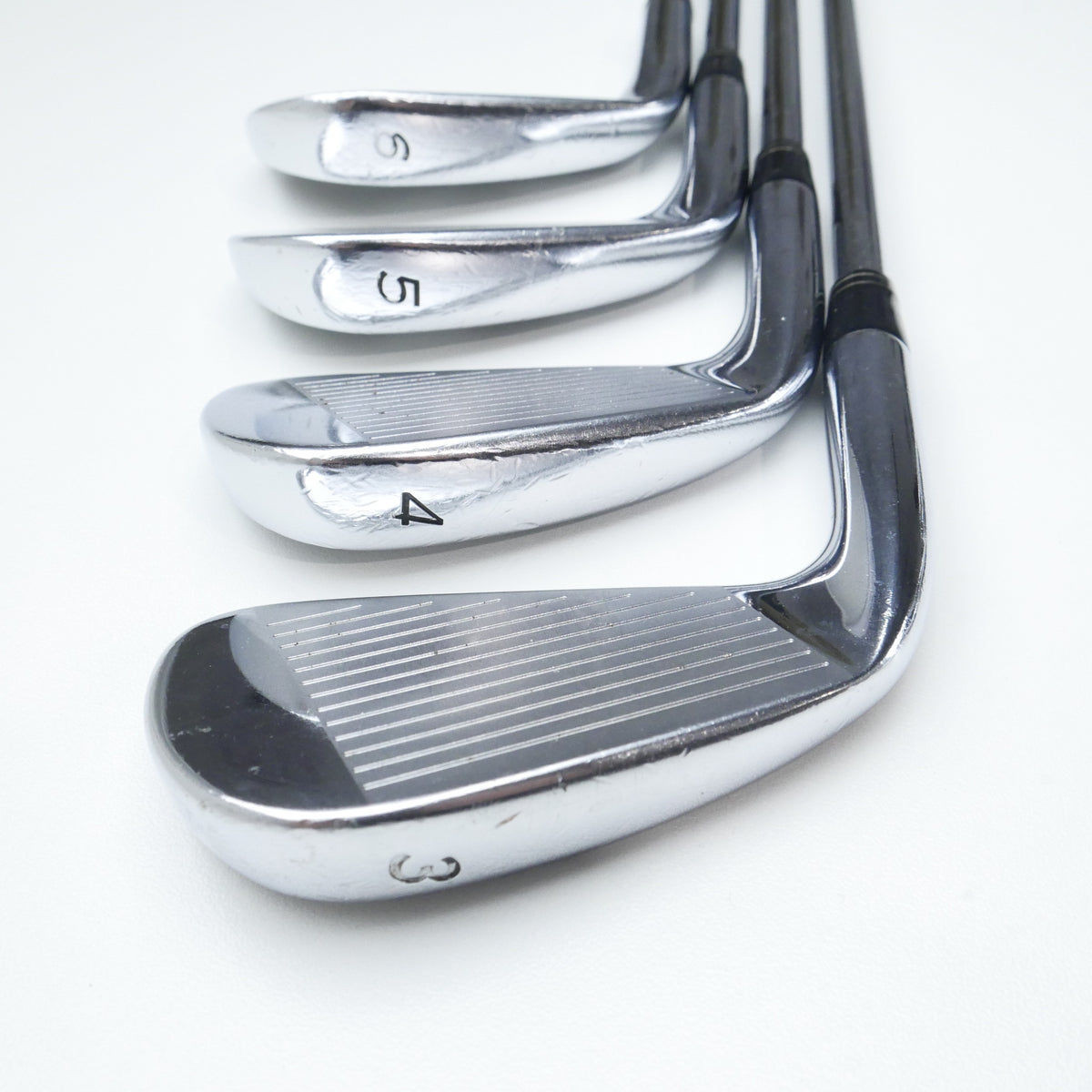 Used TaylorMade RAC TP 2005 Iron Set / 3 - PW / Stiff Flex