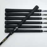 Used TaylorMade RAC TP MB Smoke Iron Set / 4 - PW / Stiff Flex