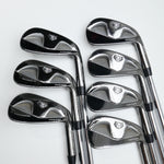 Used TaylorMade RAC TP MB Smoke Iron Set / 4 - PW / Stiff Flex