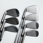 Used TaylorMade RAC TP MB Smoke Iron Set / 4 - PW / Stiff Flex