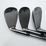Used TaylorMade RAC TP MB Smoke Iron Set / 4 - PW / Stiff Flex