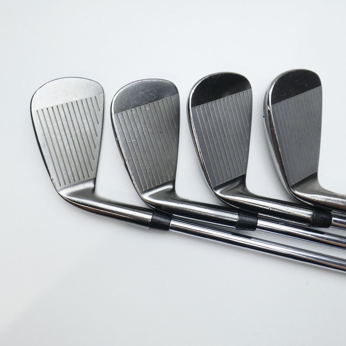 Used TaylorMade RAC TP MB Smoke Iron Set / 4 - PW / Stiff Flex