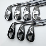 Used TaylorMade RAC TP MB Smoke Iron Set / 4 - PW / Stiff Flex