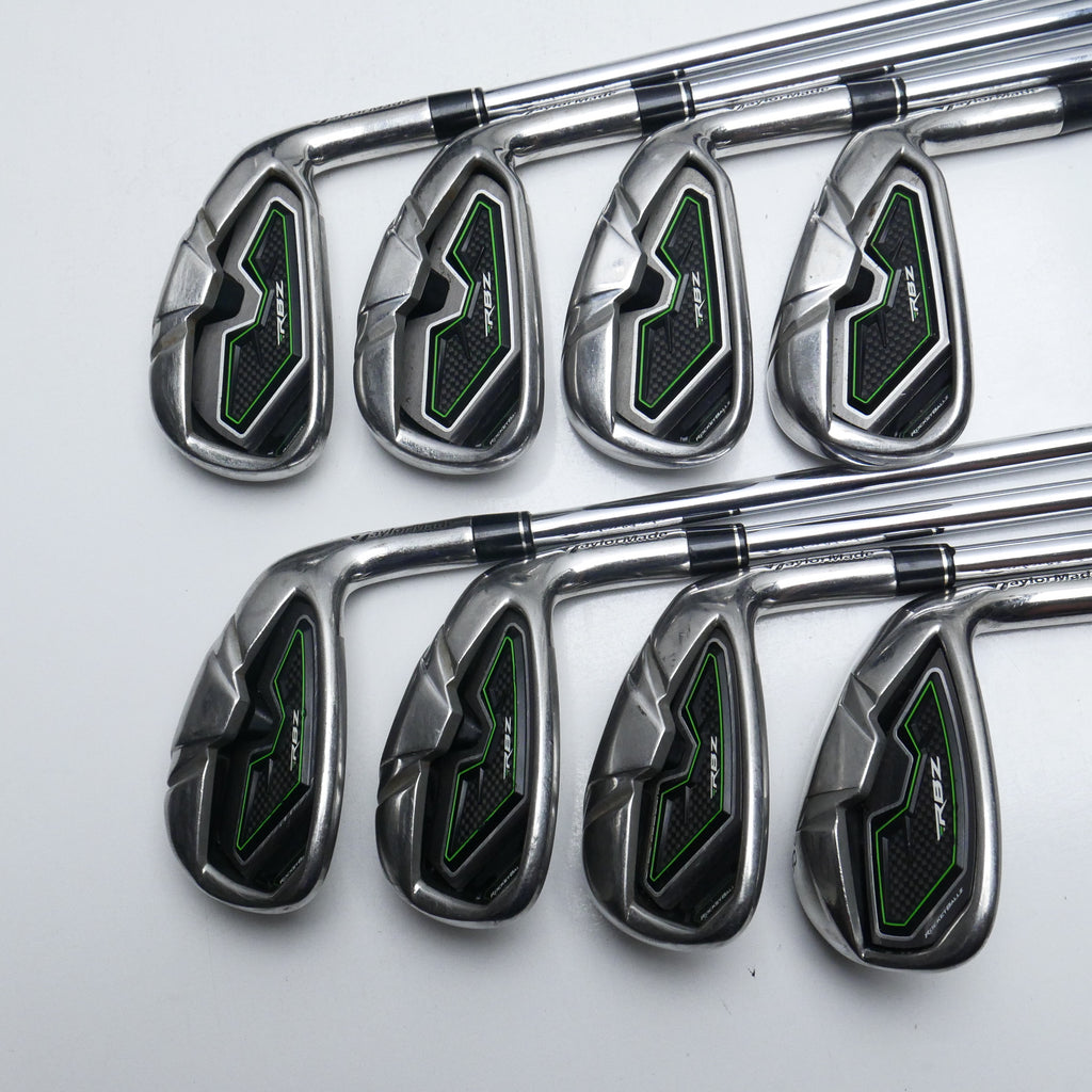 Used TaylorMade RBZ Iron Set / 4 - PW + AW / Regular Flex