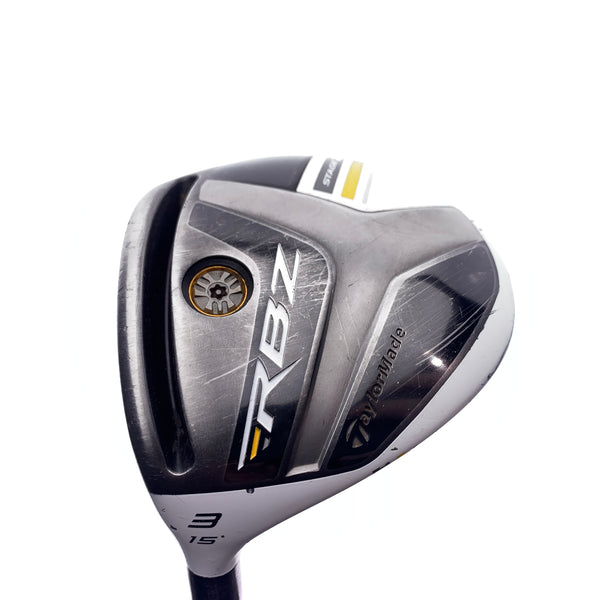 Used TaylorMade RBZ Stage 2 3 Fairway Wood / 15 Deg / Stiff Flex / Left-Handed