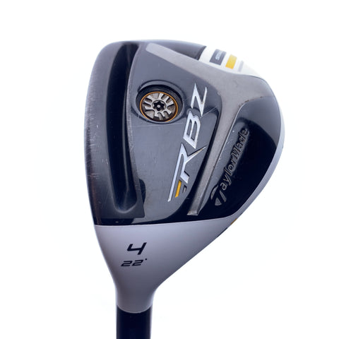 Used TaylorMade RBZ Stage 2 4 Hybrid / 22.0 Degrees / Stiff Flex / Left-Handed