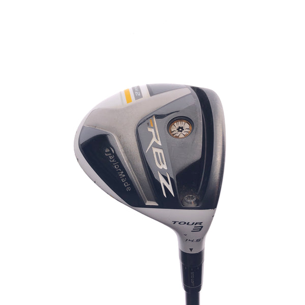 Used TaylorMade RBZ Stage 2 Tour 3 Fairway Wood / 14.5 Degrees / Stiff Flex
