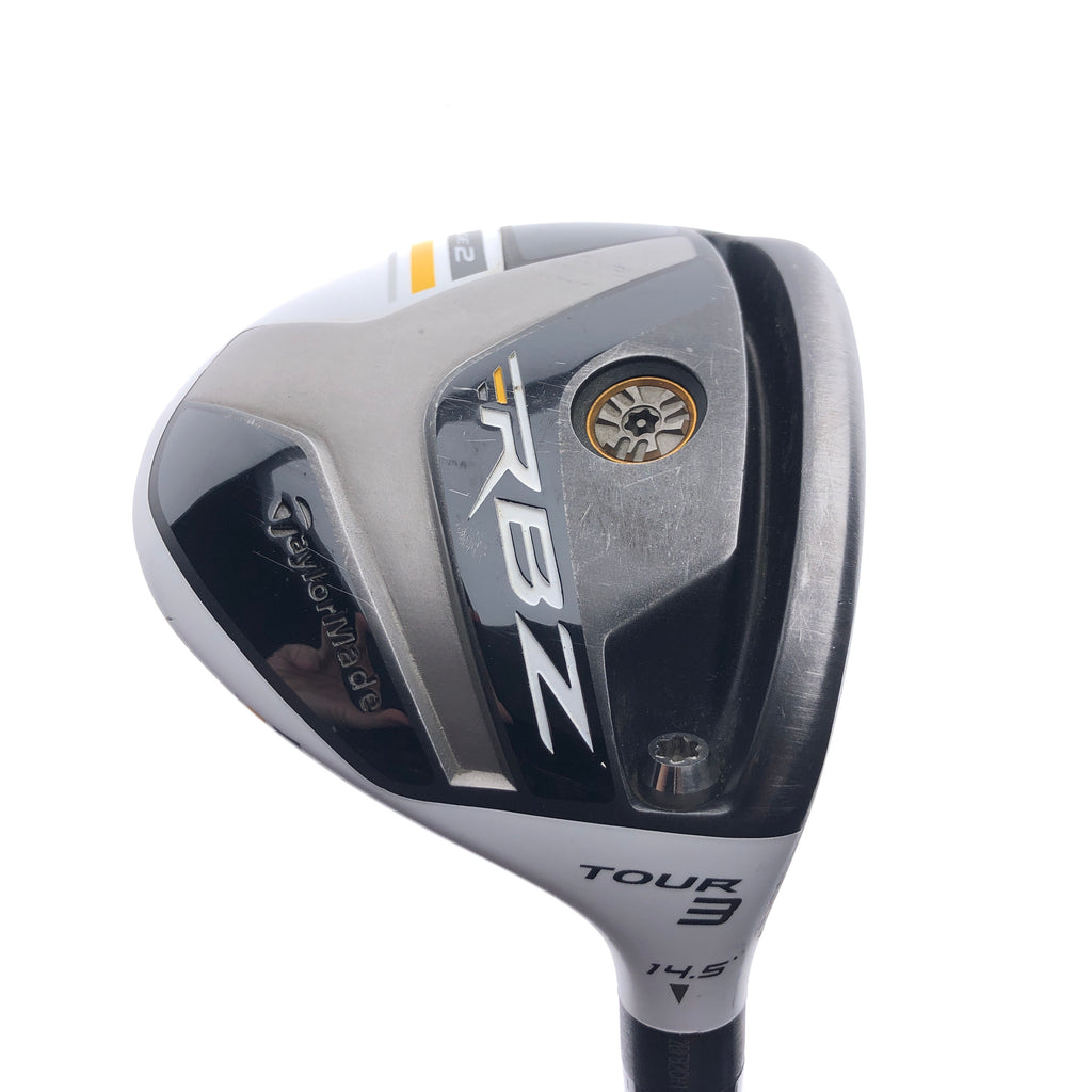 Used TaylorMade RBZ Stage 2 Tour 3 Fairway Wood / 14.5 Degrees / Stiff Flex