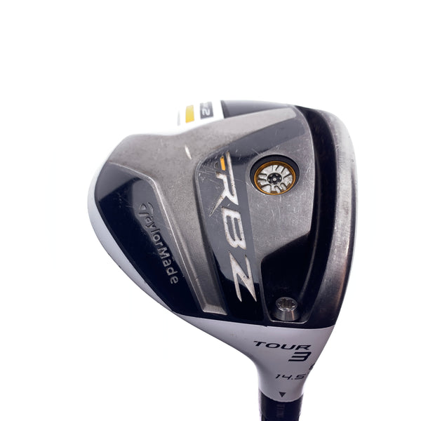 Used TaylorMade RBZ Stage 2 Tour 3 Fairway Wood / 14.5 Degrees / X-Stiff Flex