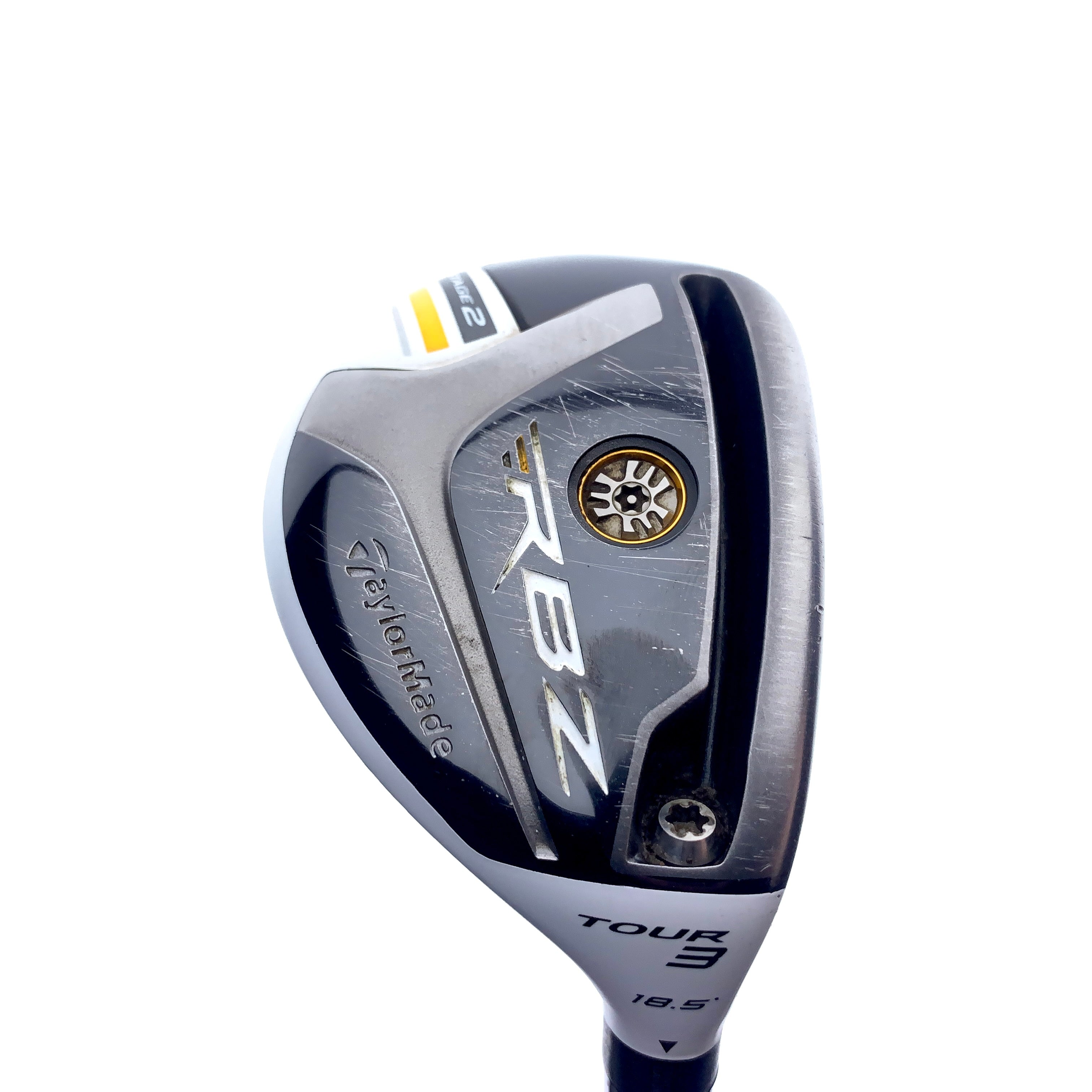 Used TaylorMade RBZ Stage 2 Tour TP 3 Hybrid / 18.5 Degrees / Stiff Flex
