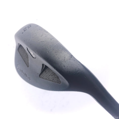 Used TaylorMade Rac TP Z Groove Black Gap Wedge / 52.0 Degrees / Wedge Flex
