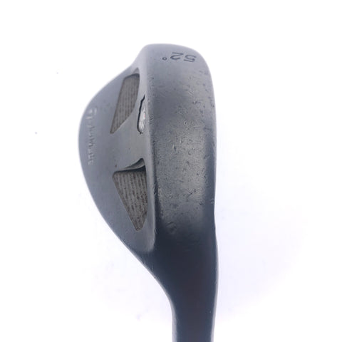 Used TaylorMade Rac TP Z Groove Black Gap Wedge / 52.0 Degrees / Wedge Flex