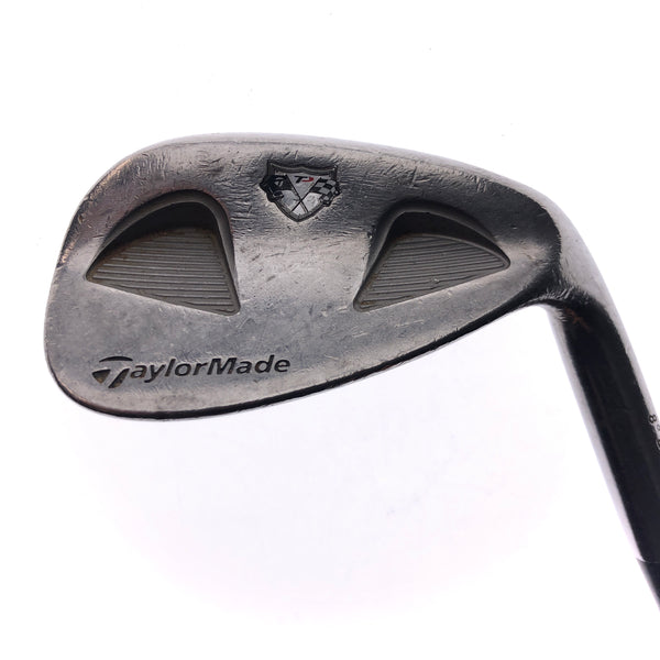 Used TaylorMade Rac TP Z Groove Black Gap Wedge / 52.0 Degrees / Wedge Flex