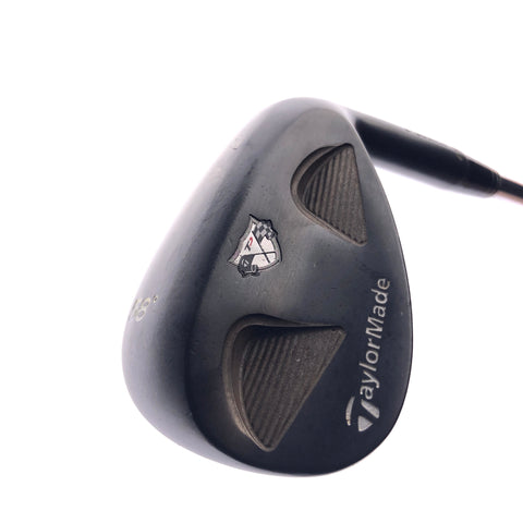 Used TaylorMade Rac TP Z Groove Black Lob Wedge / 58.0 Degrees / Wedge Flex