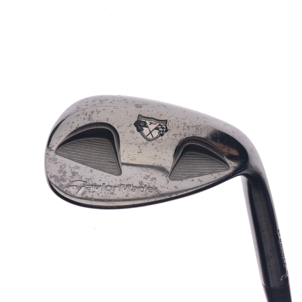 Used TaylorMade Rac TP Z Groove Black Lob Wedge / 58.0 Degrees / Wedge Flex