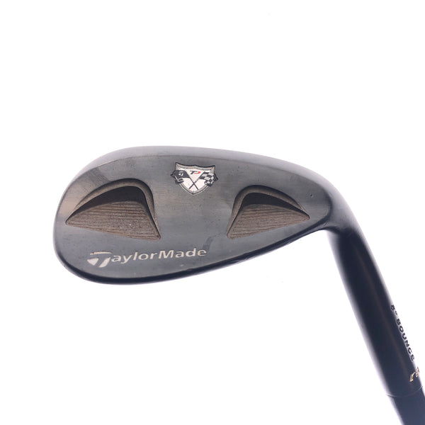 Used TaylorMade Rac TP Z Groove Black Lob Wedge / 58.0 Degrees / Wedge Flex