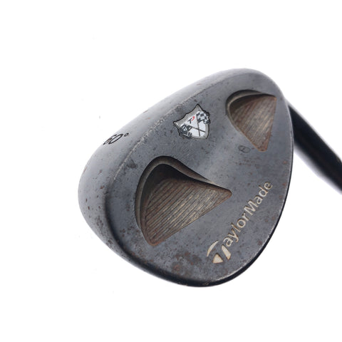 Used TaylorMade Rac TP Z Groove Black Lob Wedge / 60.0 Degrees / Wedge Flex
