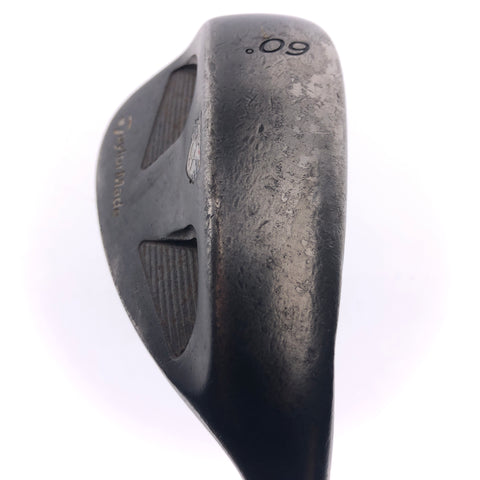 Used TaylorMade Rac TP Z Groove Black Lob Wedge / 60.0 Degrees / Wedge Flex