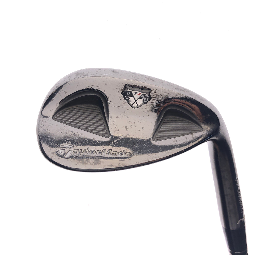 Used TaylorMade Rac TP Z Groove Black Sand Wedge / 56.0 Degrees / Wedge Flex