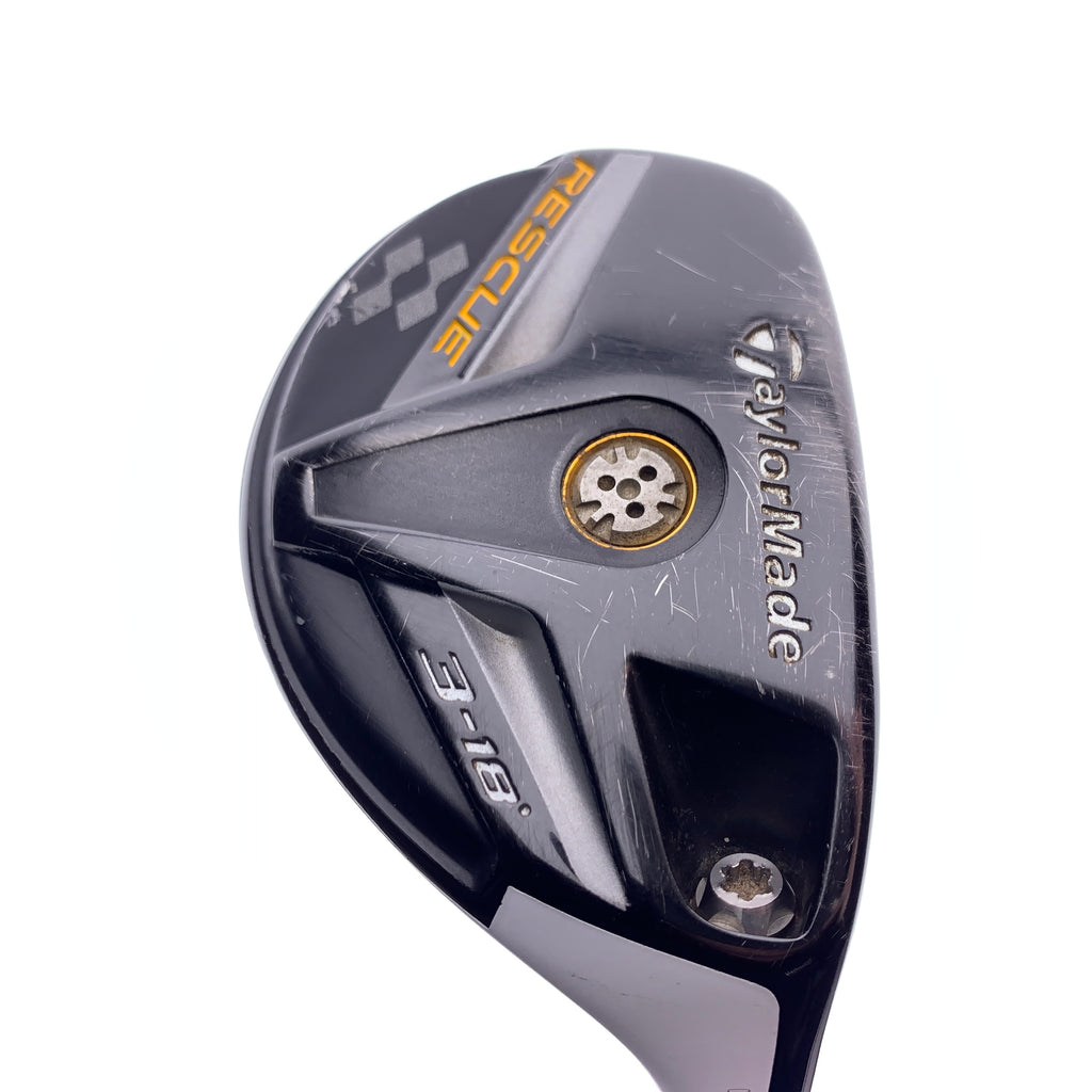 Used TaylorMade Rescue 11 3 Hybrid / 18 Degrees / Regular Flex
