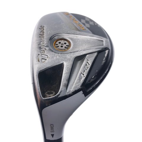 Used TaylorMade Rescue 11 4 Hybrid / 21 Degrees / Regular Flex / Left-Handed