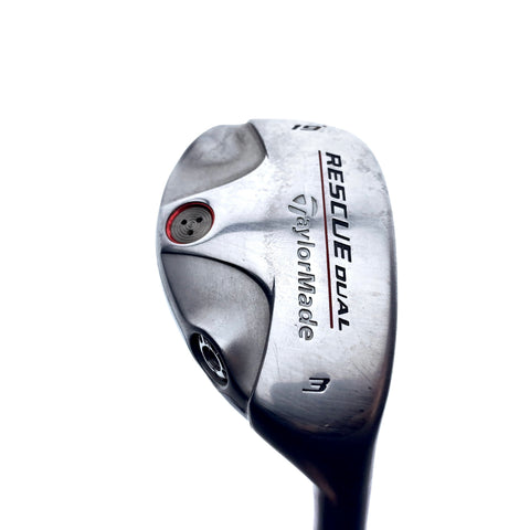 Used TaylorMade Rescue Dual 3 Hybrid / 19.0 Degrees / Stiff Flex