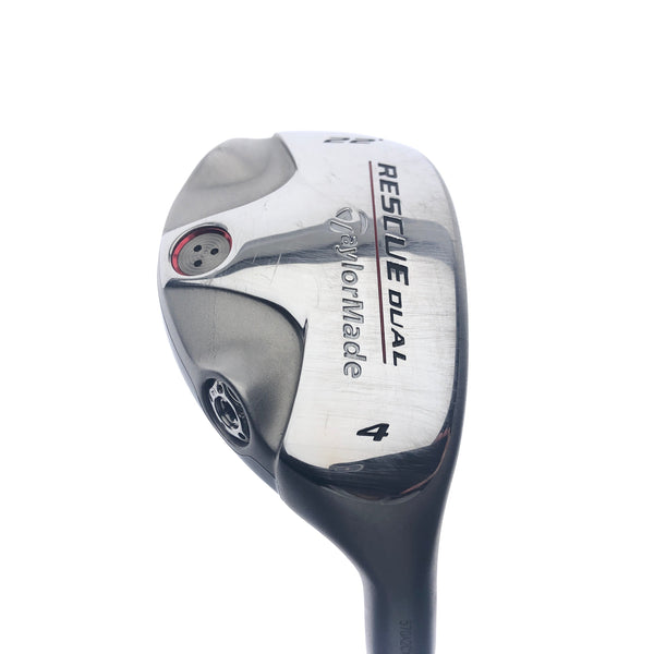 Used TaylorMade Rescue Dual 4 Hybrid / 22 Degrees / Regular Flex