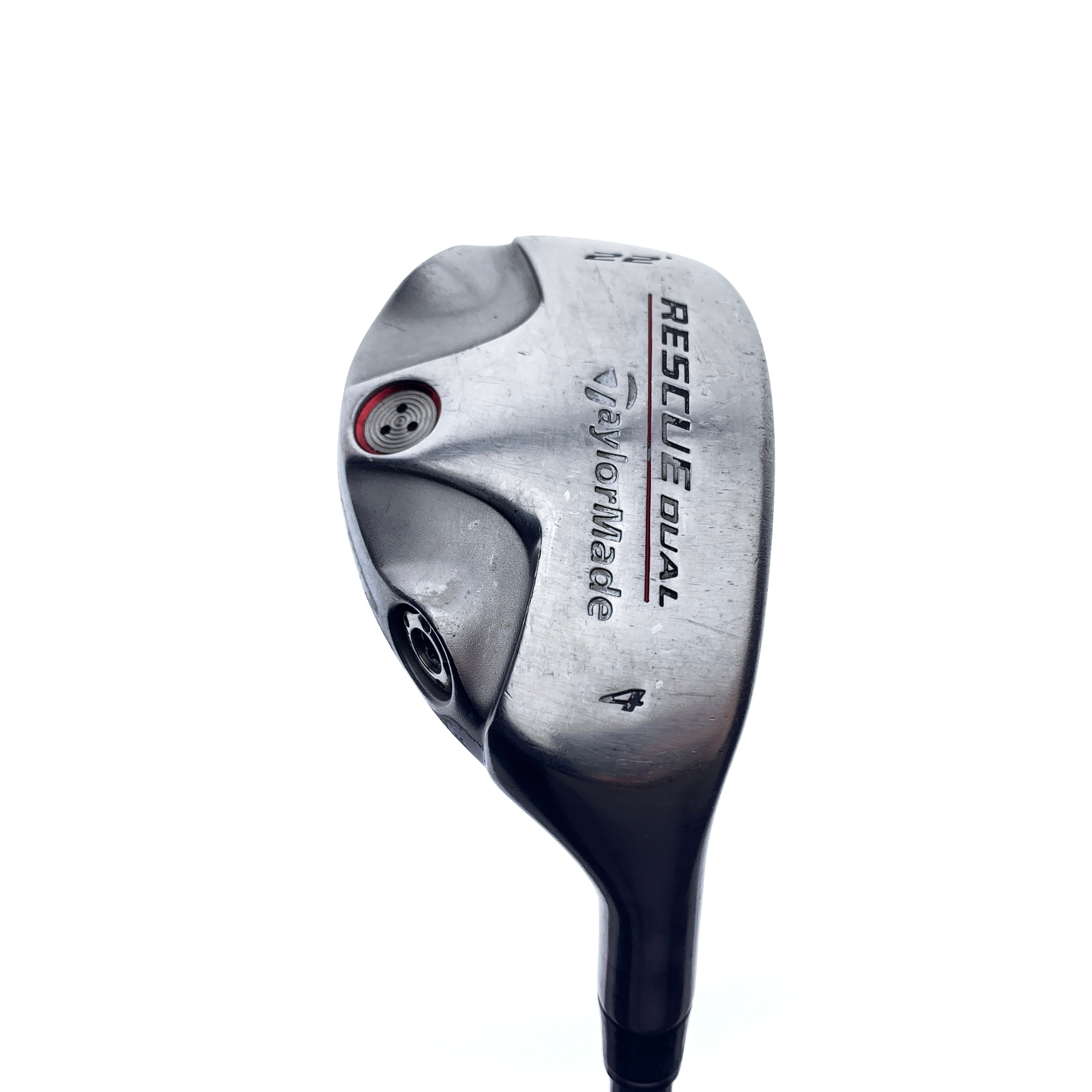Used TaylorMade Rescue Dual 4 Hybrid / 22 Degrees / Stiff Flex