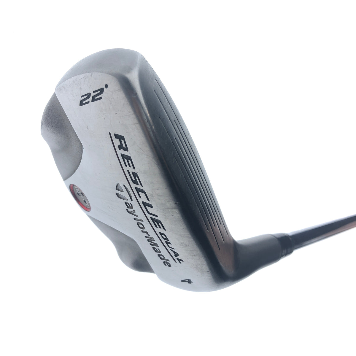 Used TaylorMade Rescue Dual 4 Hybrid / 22.0 Degrees / Regular Flex