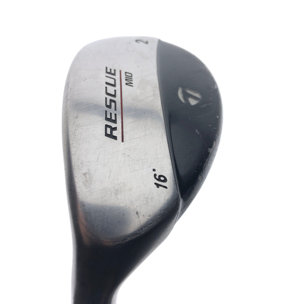 Used TaylorMade Rescue Mid 2 Hybrid / 16 Degrees / Regular Flex / Left-Handed