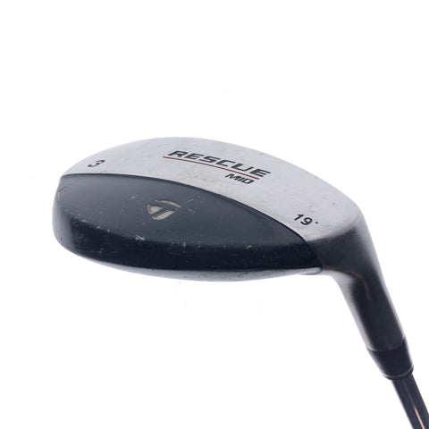 Used TaylorMade Rescue Mid 3 Hybrid / 19 Degrees / Regular Flex