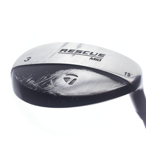 Used TaylorMade Rescue Mid 3 Hybrid / 19 Degrees / Regular Flex