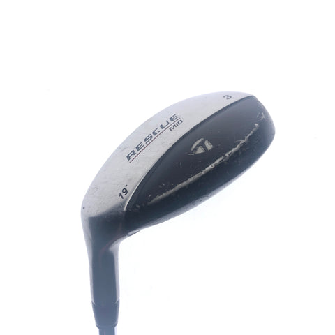 Used TaylorMade Rescue Mid 3 Hybrid / 19 Degrees / Regular Flex / Left-Handed