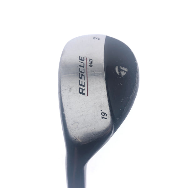 Used TaylorMade Rescue Mid 3 Hybrid / 19 Degrees / Regular Flex / Left-Handed