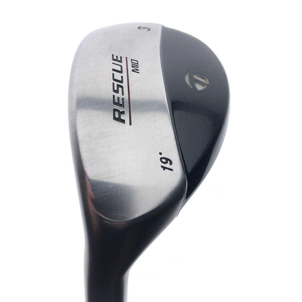 Used TaylorMade Rescue Mid 3 Hybrid / 19 Degrees / Regular Flex / Left-Handed