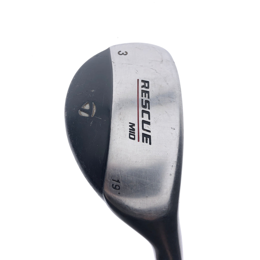 Used TaylorMade Rescue Mid 3 Hybrid / 19 Degrees / Regular Flex