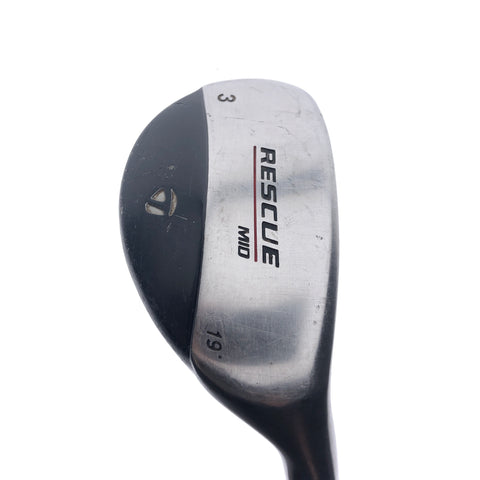 Used TaylorMade Rescue Mid 3 Hybrid / 19 Degrees / Regular Flex