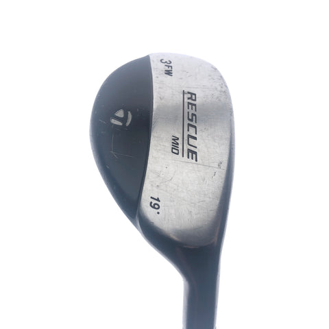 Used TaylorMade Rescue Mid 3 Hybrid / 19 Degrees / Regular Flex