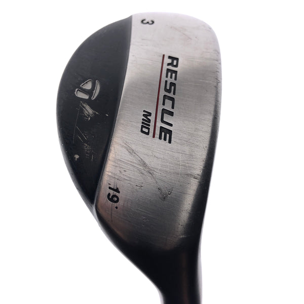 Used TaylorMade Rescue Mid 3 Hybrid / 19 Degrees / Regular Flex