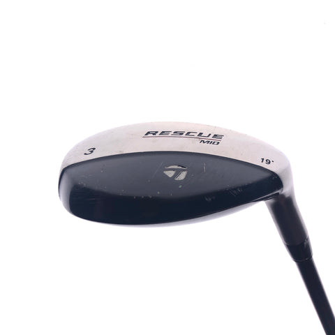 Used TaylorMade Rescue Mid 3 Hybrid / 19 Degrees / Stiff Flex