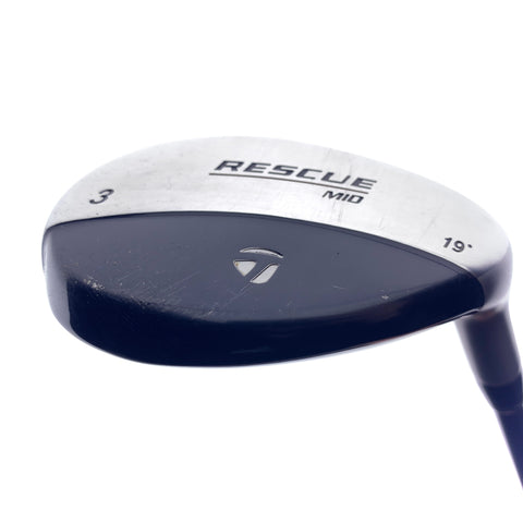 Used TaylorMade Rescue Mid 3 Hybrid / 19 Degrees / Stiff Flex