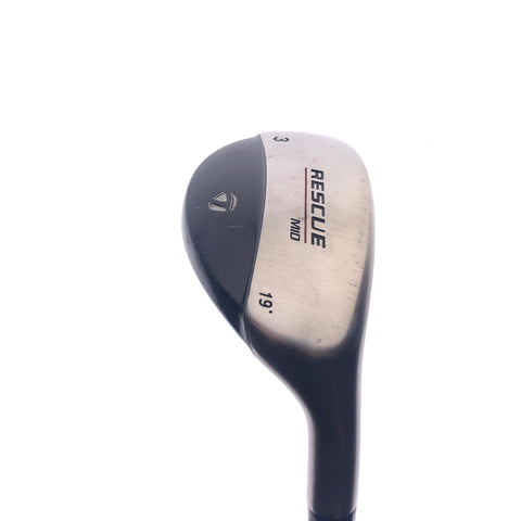 Used TaylorMade Rescue Mid 3 Hybrid / 19 Degrees / Stiff Flex